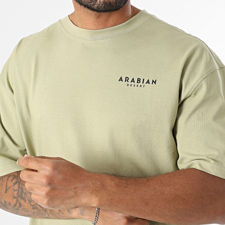 Black Industry - Camiseta Arabian Oversize 015 Verde claro