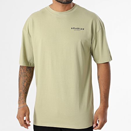 Black Industry - Camiseta Arabian Oversize 015 Verde claro