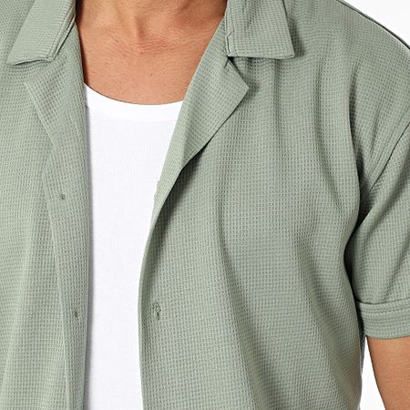 Classic Series - Conjunto de camisa de manga corta y pantalón corto Dove Verde caqui