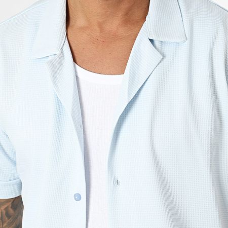 Classic Series - Conjunto de camisa de manga corta y pantalón corto Light Blue Dove