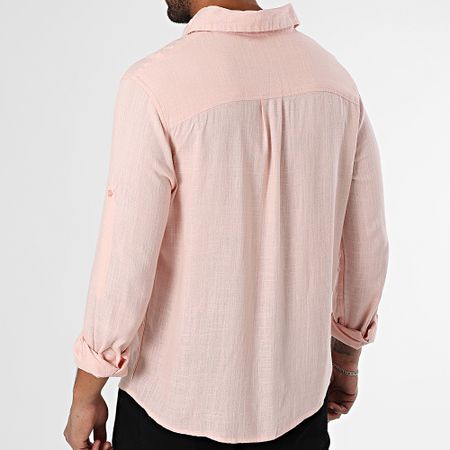 Classic Series - Camisa de manga larga Lino rosa