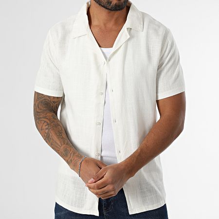 Classic Series - Camisa de manga corta Leon Beige Claro