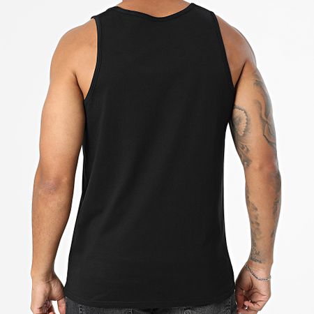 Dragon Ball Z - Goku Kanji Chest Badge Tank Top Negro Blanco