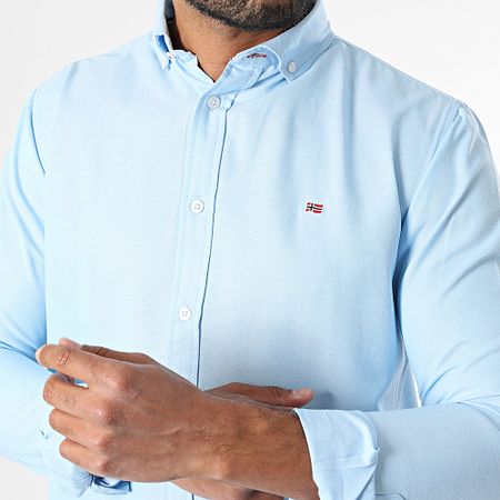 Geographical Norway - 172 Camisa Manga Larga Azul Claro