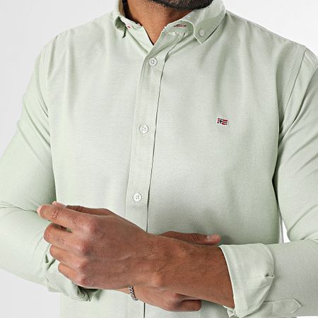 Geographical Norway - Camisa de manga larga 174 Verde claro