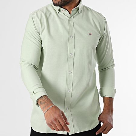 Geographical Norway - Camisa de manga larga 174 Verde claro