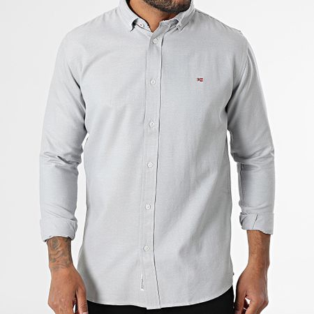 Geographical Norway - Camisa de manga larga 173 Gris