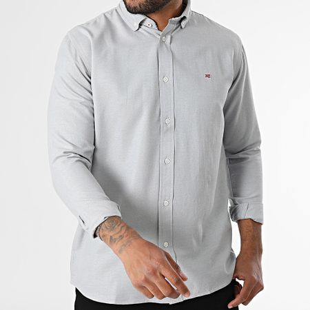 Geographical Norway - Camisa de manga larga 173 Gris