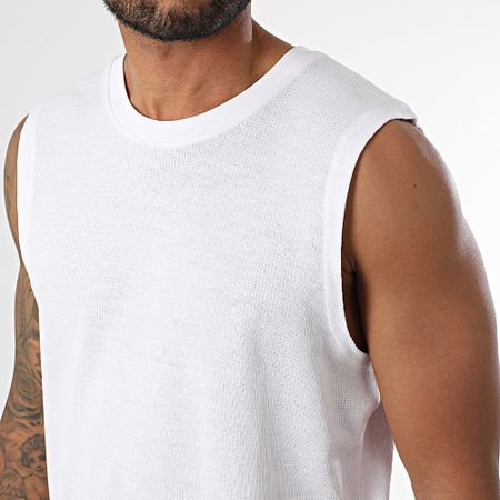 Jack And Jones - Camiseta sin mangas Hydra Blanca