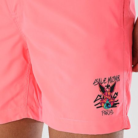 Sale Môme Paris - Shorts de baño Geomedrips Fluo Pink Rabbit
