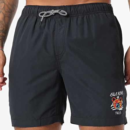 Sale Môme Paris - Geomedrips Teddy Shorts Negro
