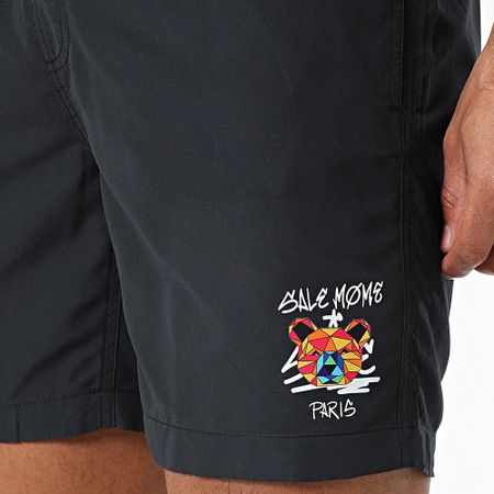 Sale Môme Paris - Geomedrips Teddy Shorts Negro