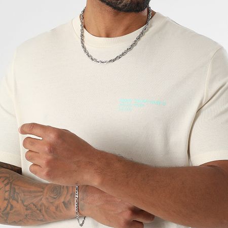 Teddy Yacht Club - Ensemble Tee Shirt Et Short Jogging Fat Outline Beige Vert Menthe