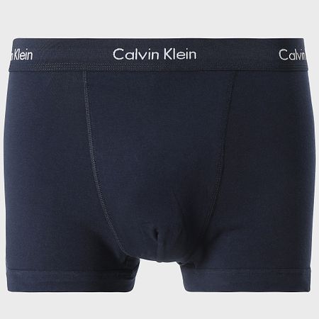 Calvin Klein - Juego de 5 boxers NB2877A Azul marino Azul claro Turquesa Beige Gris brezo