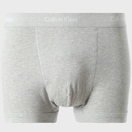 Calvin Klein - Juego de 5 boxers NB2877A Azul marino Azul claro Turquesa Beige Gris brezo