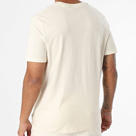 Luxury Lovers - Conjunto de camiseta y pantalón corto Malibu Sport Club Beige Verde