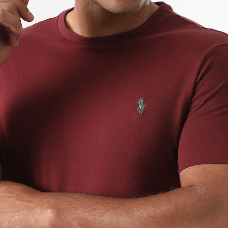 Polo Ralph Lauren - Camiseta Original Player Custom Slim Fit Burdeos