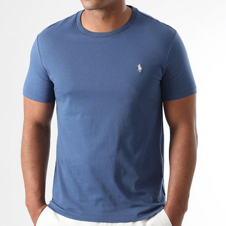 Polo Ralph Lauren - Camiseta Original Player Custom Slim Fit Azul Oscuro