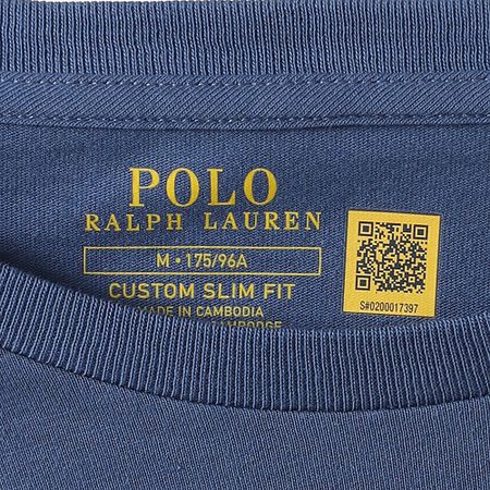 Polo Ralph Lauren - Camiseta Original Player Custom Slim Fit Azul Oscuro