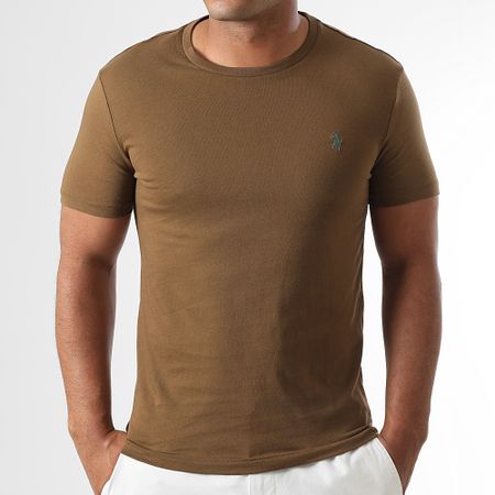 Polo Ralph Lauren - Camiseta Original Player Custom Slim Fit Marrón