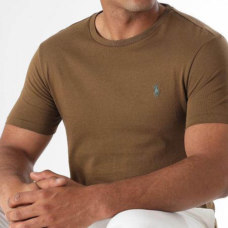 Polo Ralph Lauren - Camiseta Original Player Custom Slim Fit Marrón