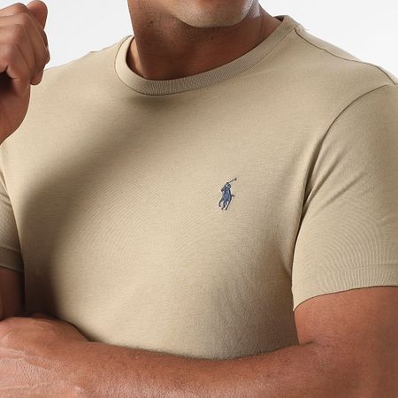 Polo Ralph Lauren - Camiseta Original Player Custom Slim Fit Beige