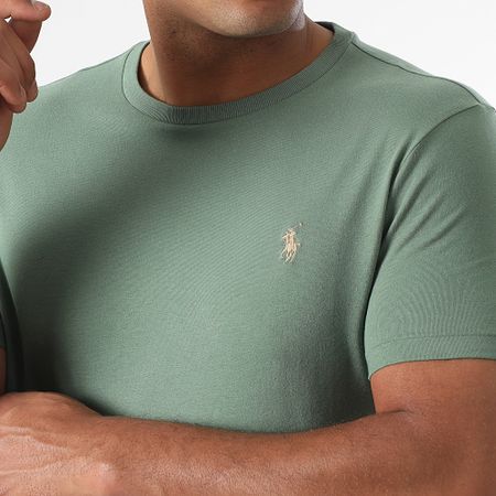 Polo Ralph Lauren - Camiseta Original Player Custom Slim Fit Verde Claro