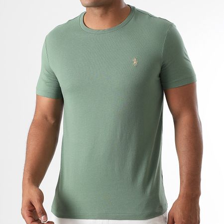 Polo Ralph Lauren - Camiseta Original Player Custom Slim Fit Verde Claro