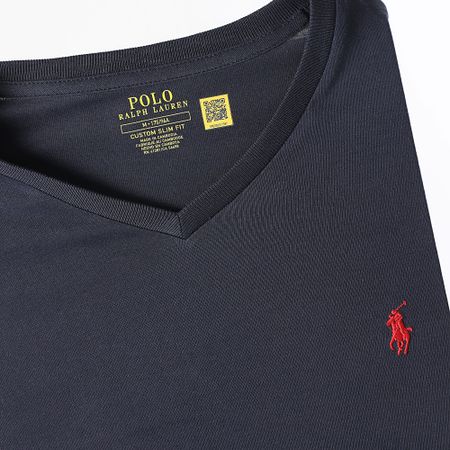 Polo Ralph Lauren - Camiseta Classics cuello pico Azul marino