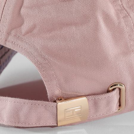 Tommy Hilfiger - Gorra de mujer Essential Flag Soft 7632 Pink Gold