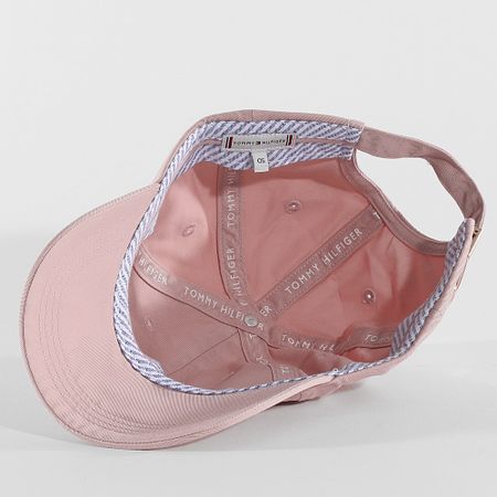 Tommy Hilfiger - Gorra de mujer Essential Flag Soft 7632 Pink Gold