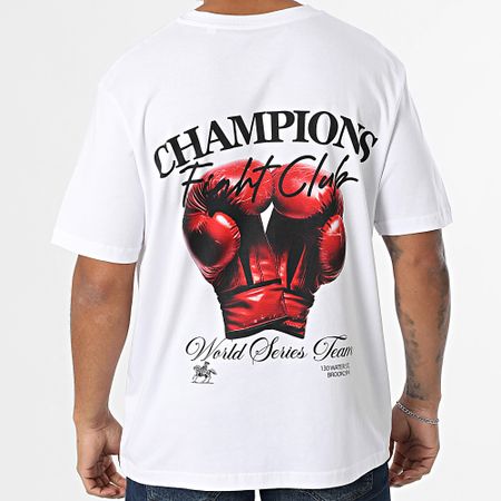 Luxury Lovers - Champions Oversize Tee Shirt Blanco