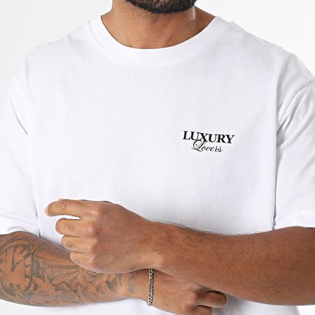 Luxury Lovers - Champions Oversize Tee Shirt Blanco