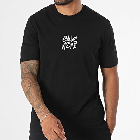 Sale Môme Paris - Conjunto de camiseta y pantalón corto Geomedrips Teddy Bear negro