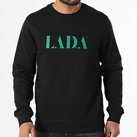 Shotas X LA D.A - LA D.A Sudadera cuello redondo Negro Verde