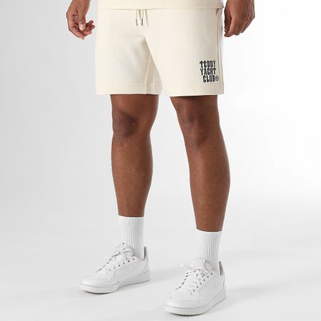 Teddy Yacht Club - Conjunto de camiseta y pantalón corto Street Roll rosa beige