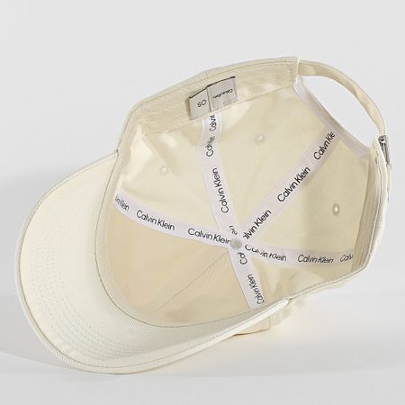 Calvin Klein - Monologo Bordado Gorra de Béisbol 5026 Beige Claro