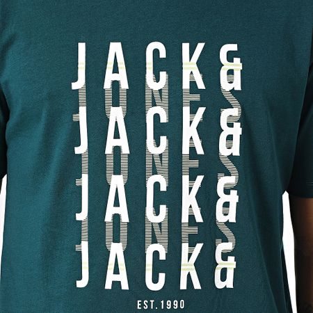 Jack And Jones - Camiseta Delvin Verde Botella
