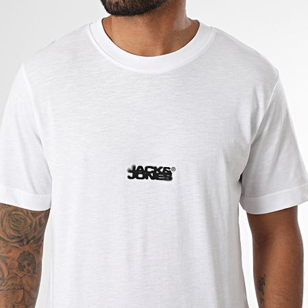 Jack And Jones - Sago Logo Tee Shirt Blanco
