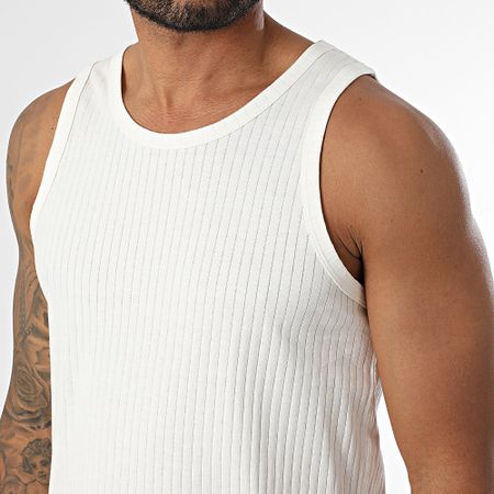Jack And Jones - Camiseta de tirantes Infinity Light Beige Rib