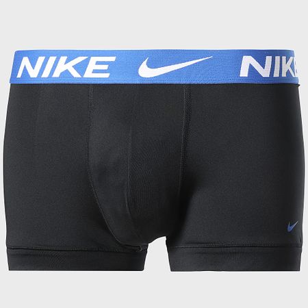 Nike - Pack De 3 Essential Micro Boxers KE1156 Negro Amarillo Claro Azul Real Burdeos