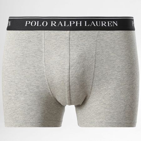 Polo Ralph Lauren - Juego De 3 Calzoncillos Boxer Negro Heather Gris Beige