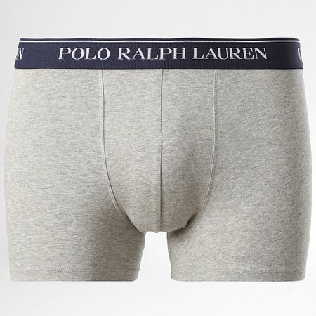 Polo Ralph Lauren - Juego de 5 bóxers azul marino verde oscuro burdeos gris jaspeado blanco