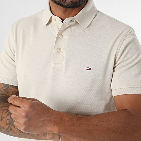 Tommy Hilfiger - Polo Manga Corta Slim 1985 7771 Beige