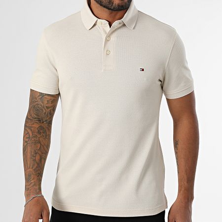 Tommy Hilfiger - Polo Manga Corta Slim 1985 7771 Beige