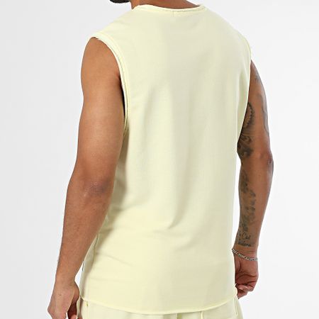 Uniplay - Conjunto de camiseta de tirantes y pantalón corto 020 Amarillo