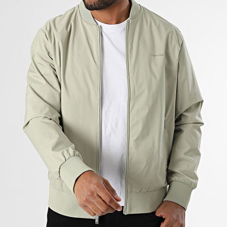 Calvin Klein - Chaqueta Bomber Matte M512 Verde Caqui Claro