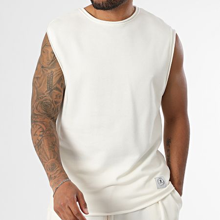 Uniplay - Conjunto de camiseta de tirantes y pantalón corto 020 Beige claro
