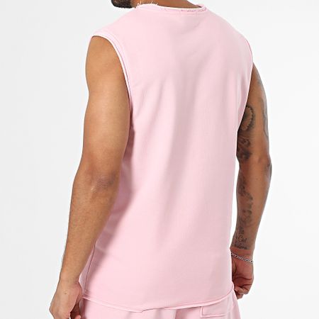 Uniplay - Conjunto de camiseta de tirantes y pantalón corto 020 Rosa