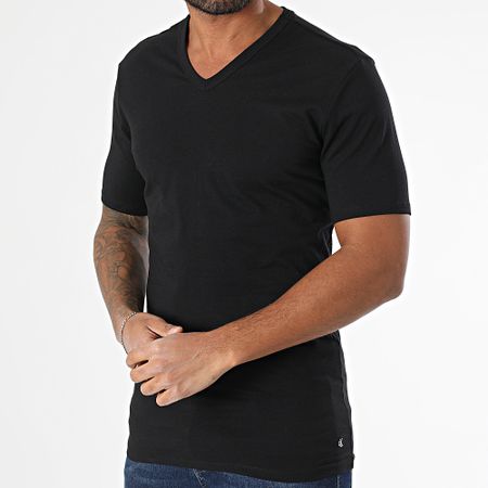 Calvin Klein - Lot De 3 Tee Shirts Col V 4186 Noir